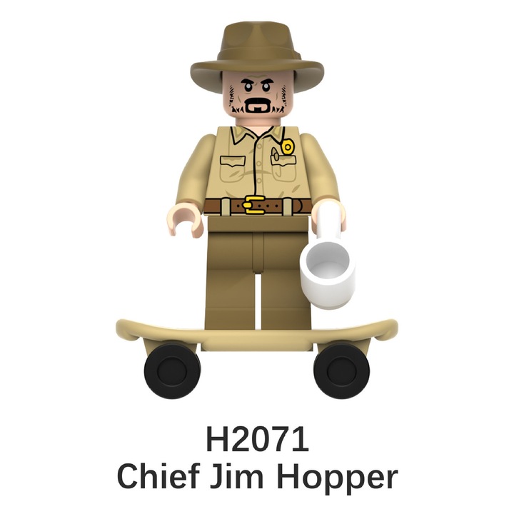 Figurina Stranger Things Jim Hopper, Material ABS