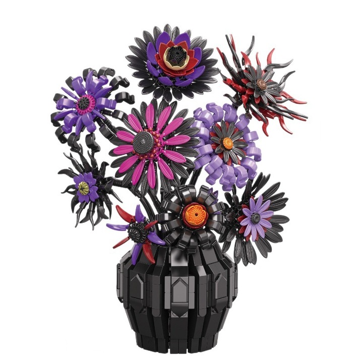 Комплекти строителни блокове, 3D, многоцветни, 10x15x22см