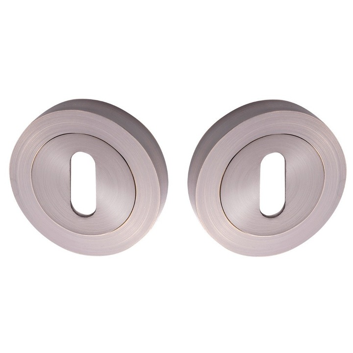 Placa rotunda, Kuchinox, set 2 rozete, 50x10mm