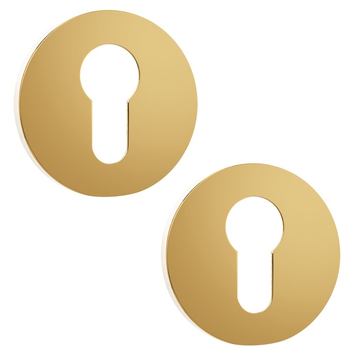 Szyld Okraglu Zlata LO4, 53x6mm, Znal, set montaj inclus