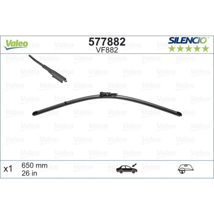 Lamela stergator VALEO 577882