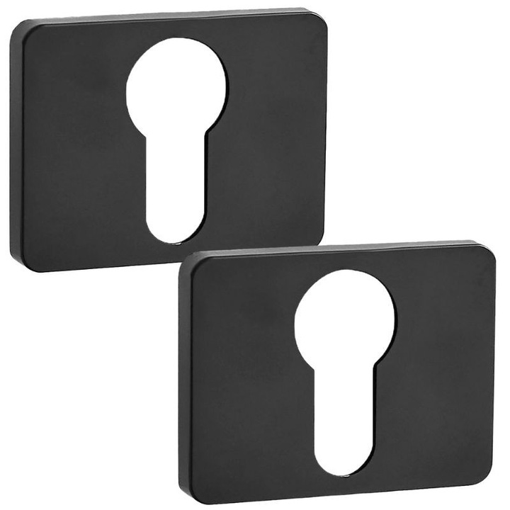 Rozeta usa, Kuchinox, 40x52x46mm, negru