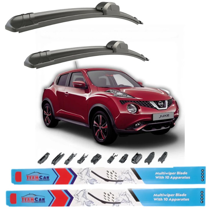 Nissan Juke F15 (2010–2019) Чистачки TeamCar® – Преден комплект