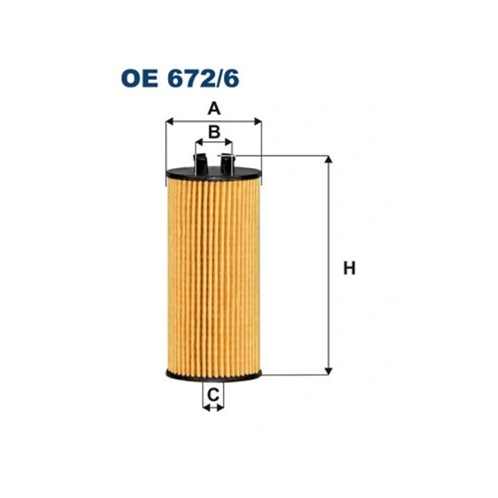 Olajszűrő Oe672/6 Bmw 1/2 Active/2 Active Tourer/2 Gran/2 Gran Tourer/X1/X2/I8 Mini Mini/Mini Clubman/Mini Countryman