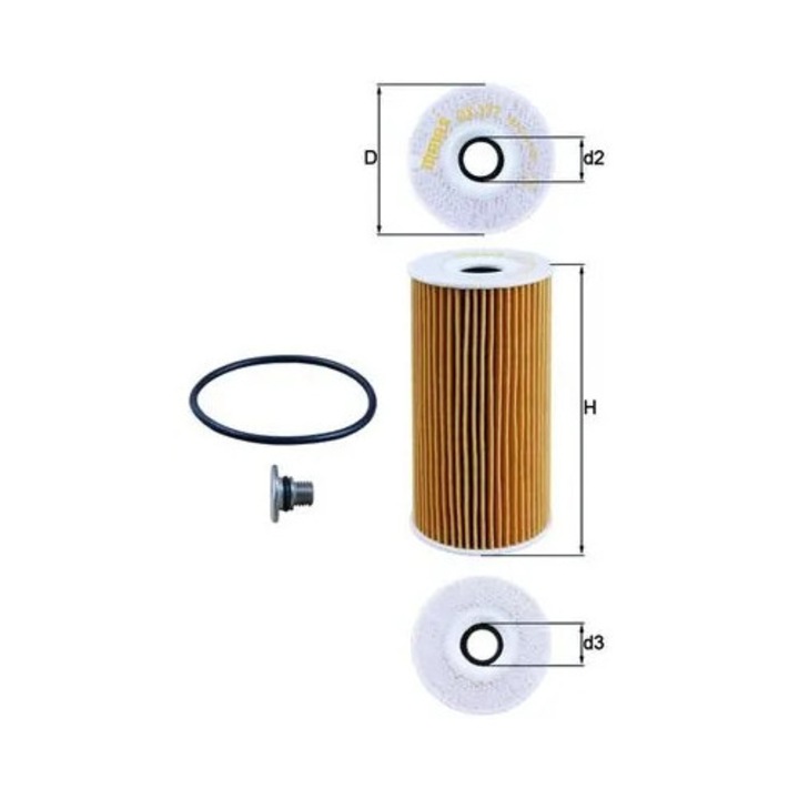 Olajszűrő Ox377D Genesis G70/G70 Shooting Brake Hyundai Grand Santa Fé/Palisade/Santa Fe 4/Santa Fé 2/Santa Fé 3/Ix35