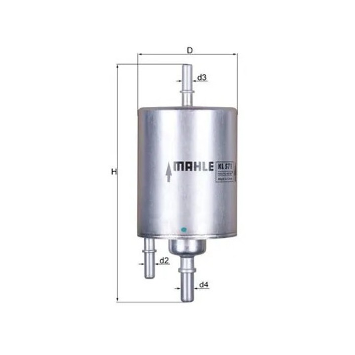 Üzemanyagszűrő Kl571 Audi A4 B7/A6 C5/A6 C6/A8 D3/A8 D4/R8 Lamborghini Gallardo Seat Exeo