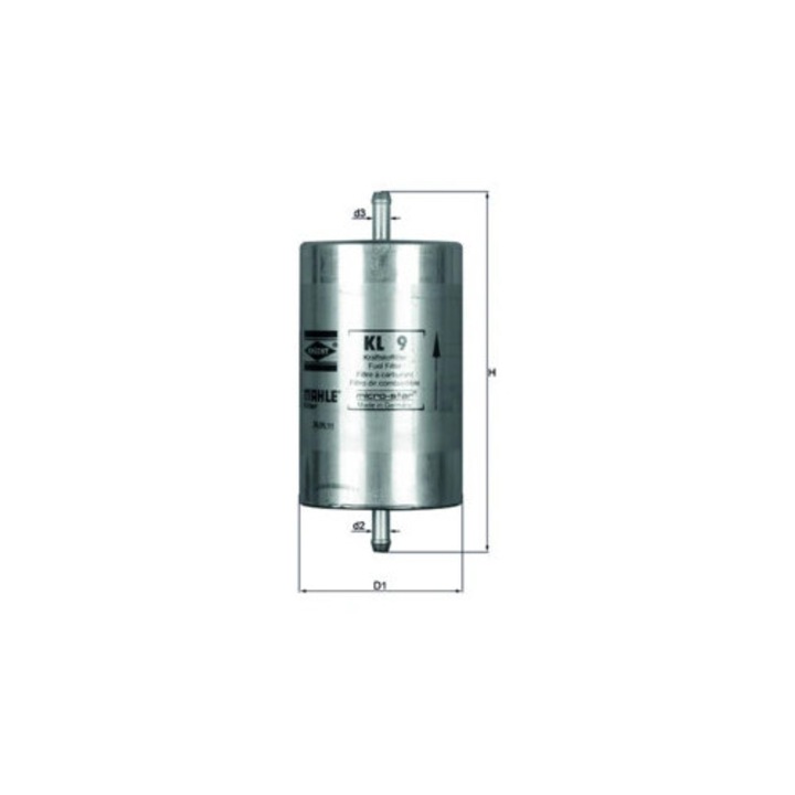 Üzemanyagszűrő Kl9 Alfa Romeo 164/1750-2000/6/75/90/Alfetta/Giulietta/Gt/Gtv/Rz/Spider/Sz Alpina B10/B11/B3/B6/B7/B9