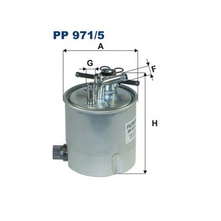 Üzemanyagszűrő Pp971/5 Nissan 10-Trail 1/Cabstar/Nt400 Cabstar/Patrol Gr 5 Renault Trucks Maxity