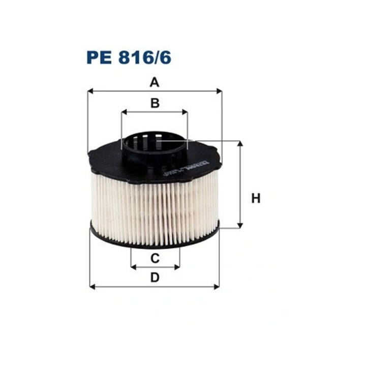 Üzemanyagszűrő Pe816/6 Citroën Berlingo/C-Elysee/C3 3/C3 Aircross 2/C4 10/C4 3/C4 Cactus/C4 Spacetourer/C5 Aircross