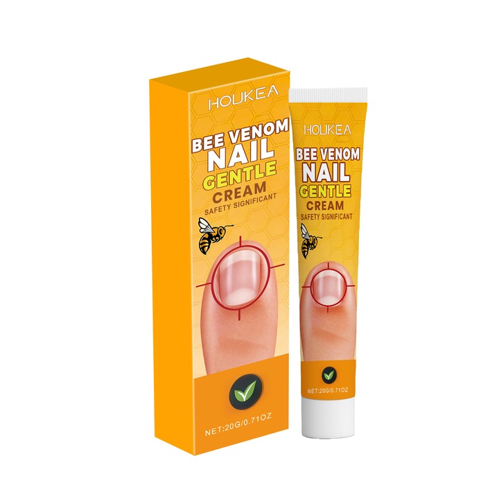 Crema de ingrijire a unghiilor cu venin de albine, Houkea, tratament pentru unghii, 50ml