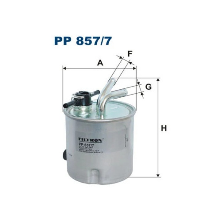 Горивен филтър Pp857/7 Nissan Navara Np300/Navara Np300 Pick-Up/Pathfinder 3