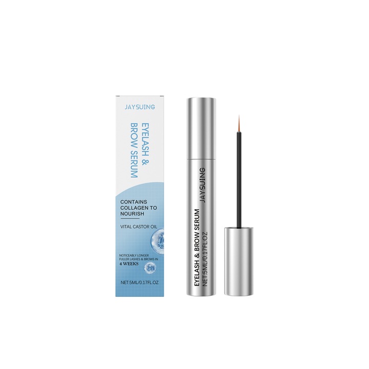 Szempilla és szemöldök szérum, Jaysuing, hidratáló és tápláló, átlátszó, 5ml