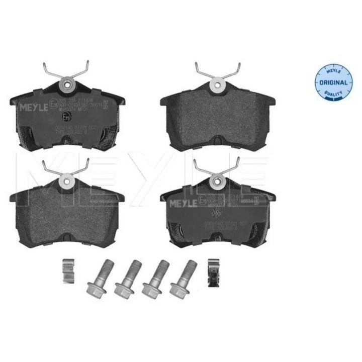 Fékbetét készlet, tárcsafék, hátsó tengely 0252352714/W Honda Accord 6/Accord 7