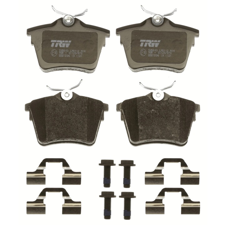 Fékbetét készlet, tárcsafék Gdb1596 Citroën C5 3 Peugeot 407/607