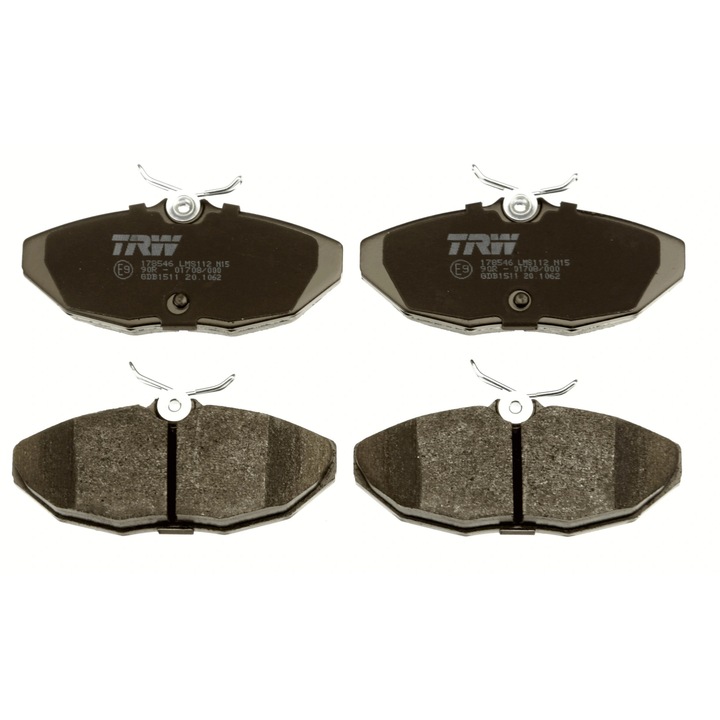 Fékbetét készlet, tárcsafék Gdb1511 Daimler Super Eight Ford Usa Thunderbird Jaguar S-Type 2/Xj