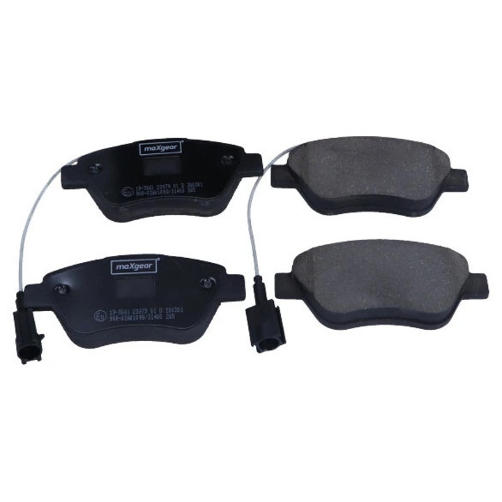 Fékbetét készlet, tárcsafék 19-3661 Alfa Romeo Mito Citroën E-Mehari/Nemo Fiat 500/500 C/Fiorino/Grande Punto/Linea