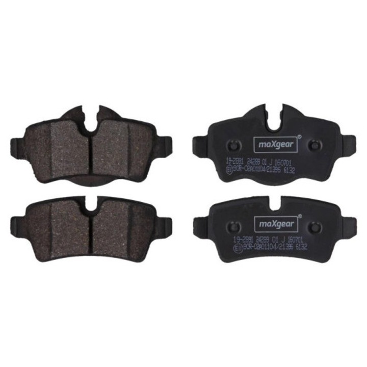 Fékbetét készlet, Tárcsafék Hátsó tengely 19-2891 Mini Mini/Mini Clubman/Mini Clubvan