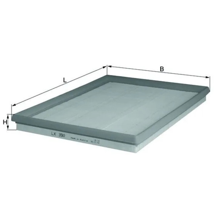 Légszűrő Lx390 Chevrolet Astra Irmscher Coupe Opel Astra F/Astra F Classic/Kadett E Combo Vauxhall Astra Mk 2/Astramax