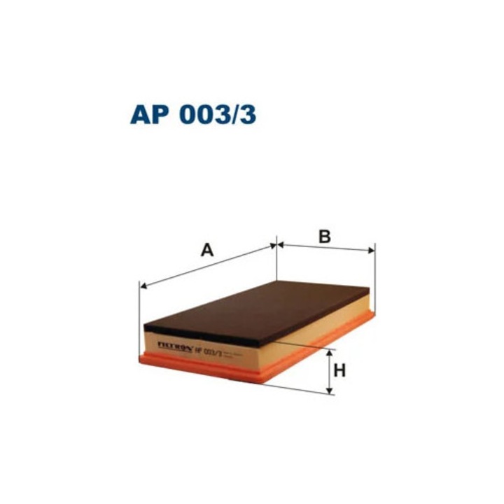 Въздушен филтър Ap003/3 Dodge Durango Jeep Cherokee Volvo S40 1/V40