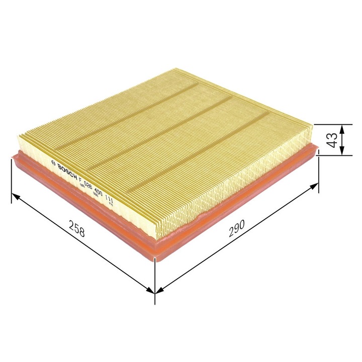 Légszűrő F026400111 Chevrolet Malibu Opel Insignia A Vauxhall Insignia Mk Isports/Insignia Mk Ihatchback