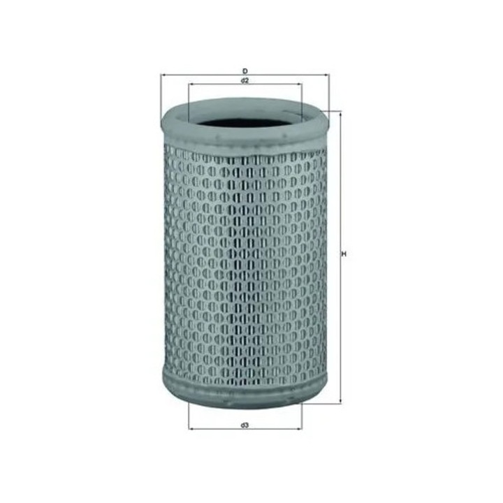 Légszűrő Lx646/1 Nissan Kubistar Renault Clio 1/Clio 2/Kangoo/Twingo 1/Twingo 2