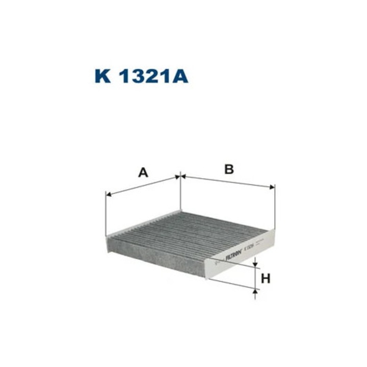 Филтър, Въздух купе K1321A Alpine A110 2 Dacia Duster/Jogger/Logan 2/Logan 3/Logan Mcv 2/Sandero/Sandero 2/Sandero 3