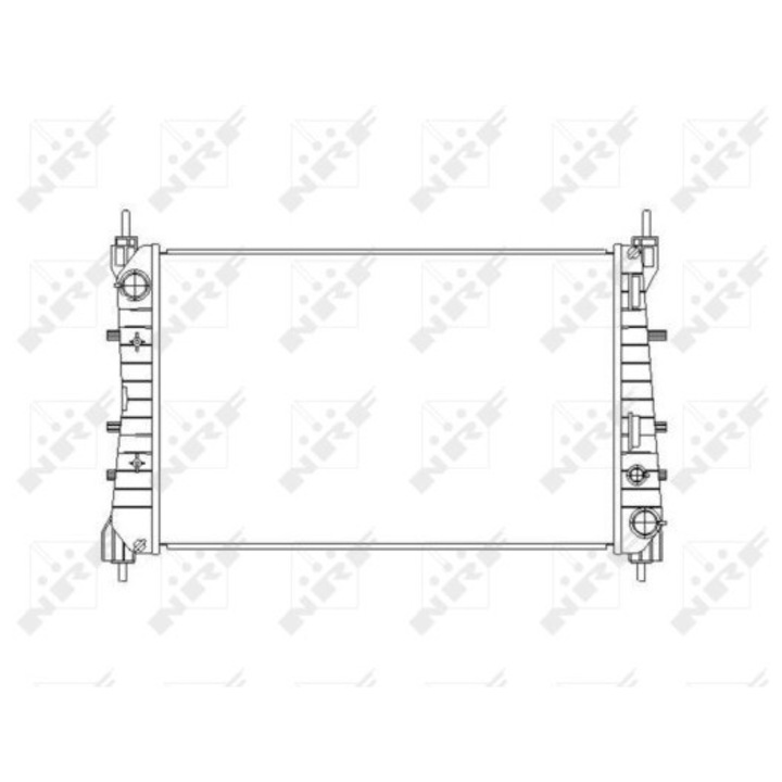 Hűtő, Motortér 54503 Fiat Linea
