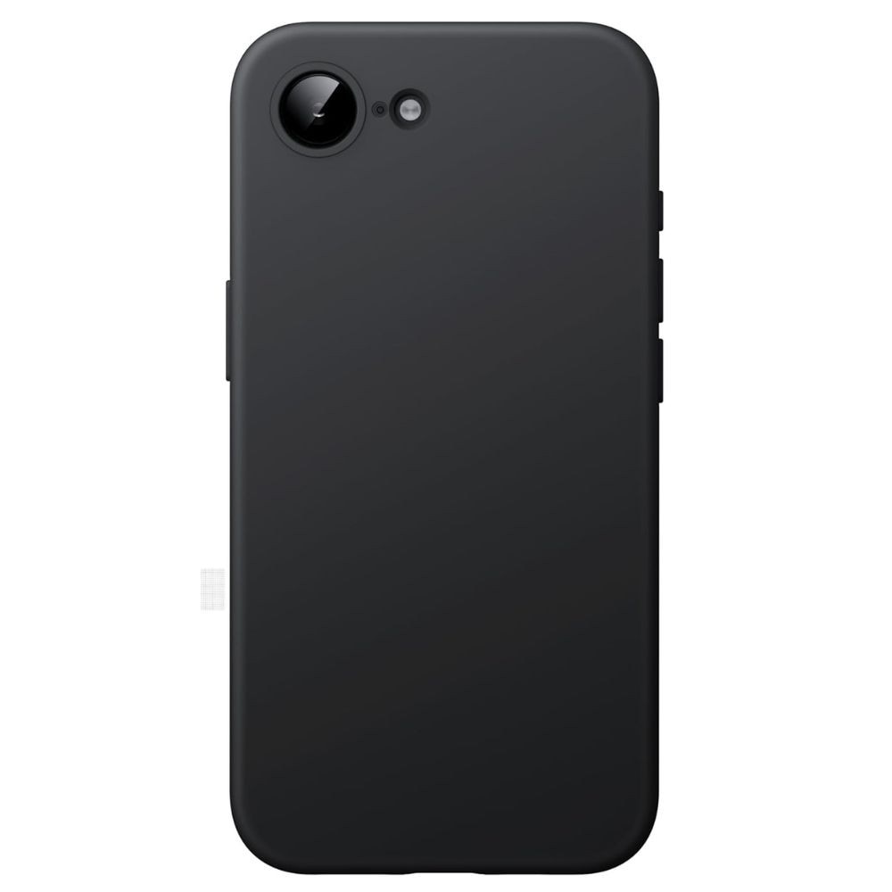 Husa Silicon Jelly Liquid, Compatibil cu Apple iPhone 17e, Ultra Slim, din silicon high tech, Protectie la Camera, Negru