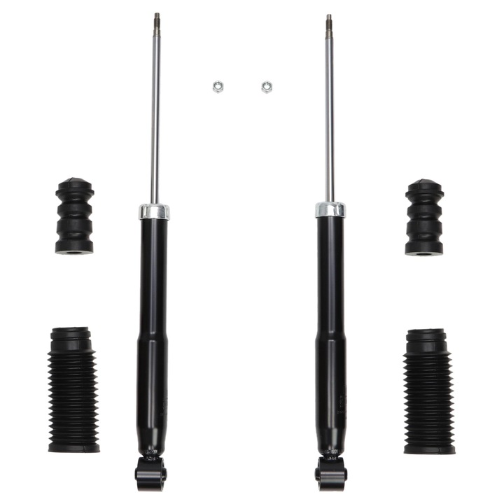 Set amortizoare spate, pentru SEAT IBIZA III/IV, SKODA FABIA I/II/III, VW POLO IV/V, cu suport din cauciuc, 3.65kg