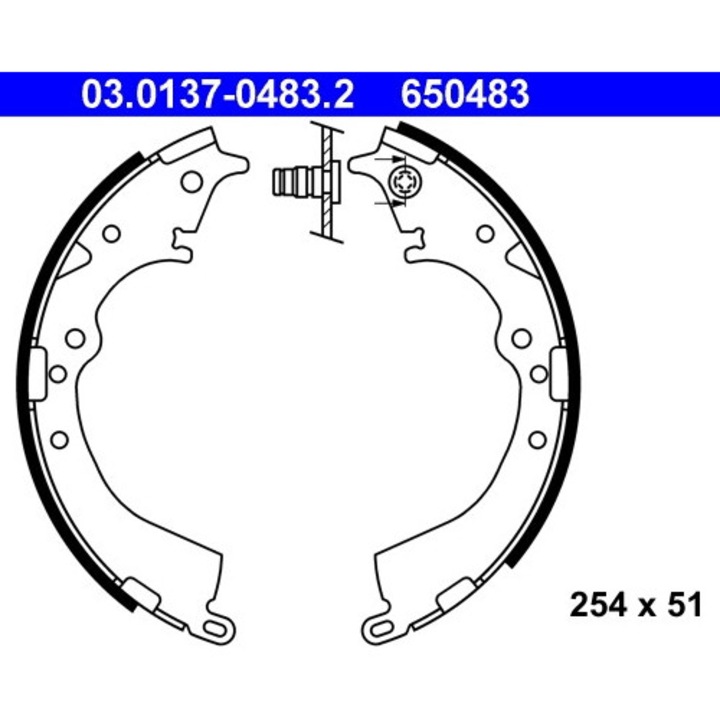 Set Saboti Frana 03.0137-0483.2 Toyota Hilux 7 Pick-Up/Innova / Kijang Innova 1