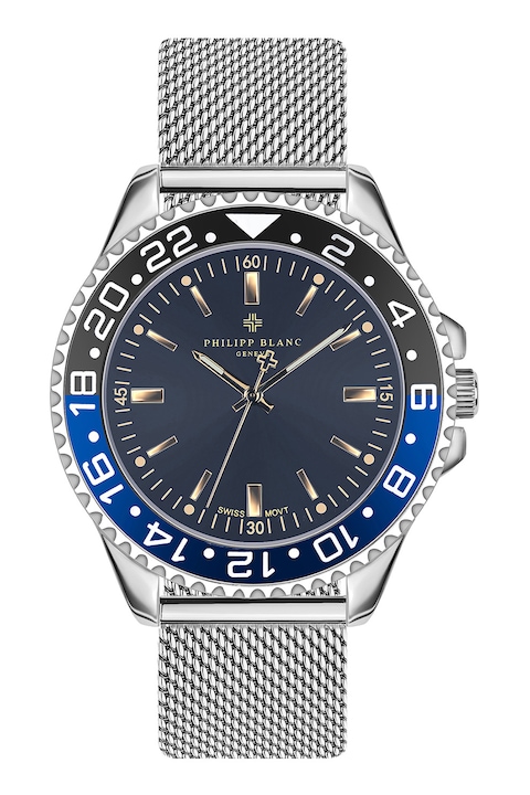 Philipp Blanc, Часовник от неръждаема стомана, Черен