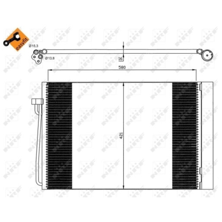 Radiator Aer Conditionat Clima 35537 Bmw 5/6/7