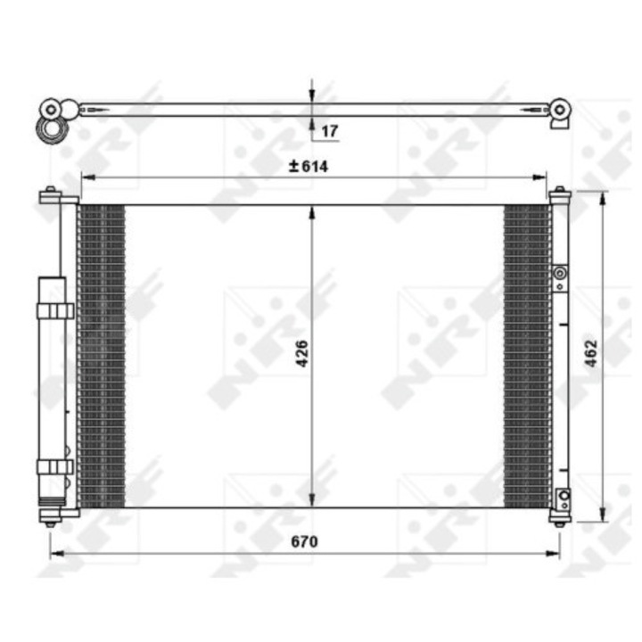 Kondenzátor, Klímatechnika 35769 Suzuki Grand Vitara 2