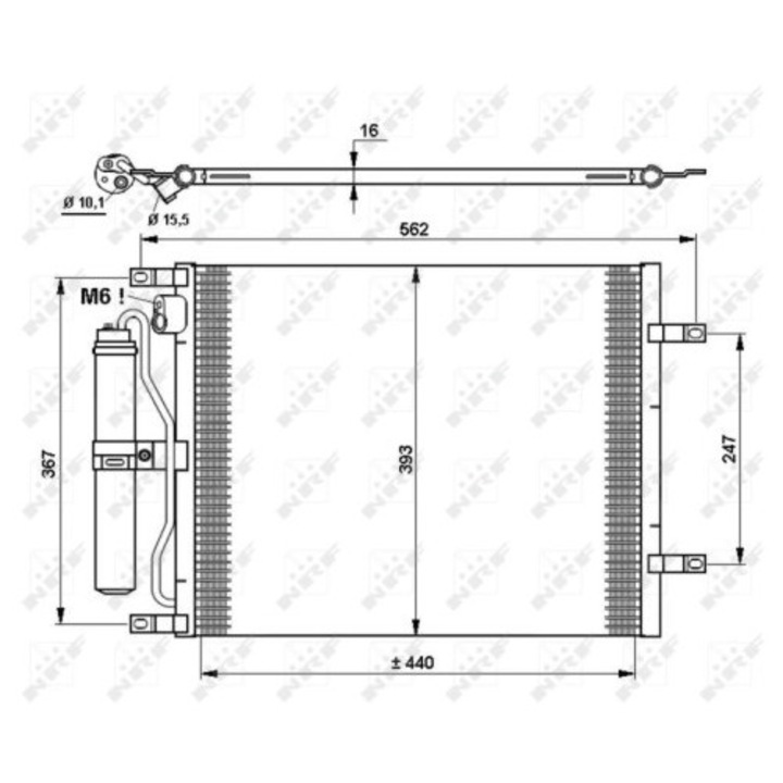 Radiator Aer Conditionat Clima 35784 Nissan Micra 3/Note
