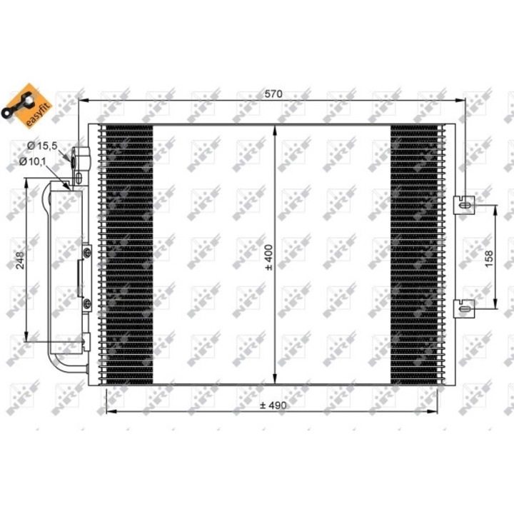 Radiator Aer Conditionat Clima 35879 Renault Twingo 2