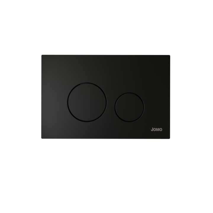 Buton de spalare WC Werit Jomo Tech Switch, negru mat, 23x15x0,6cm, set complet
