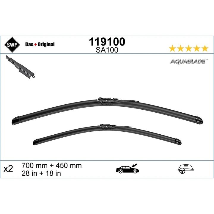 Lamela Stergator Fata 119100 Tesla Model 10