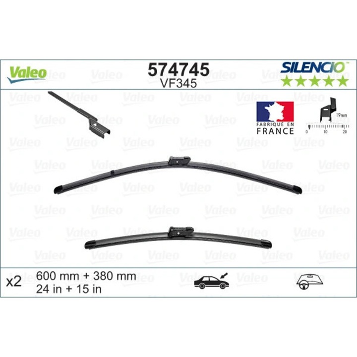 Lamela Stergator Fata 574745 Fiat Panda Lancia Ypsilon