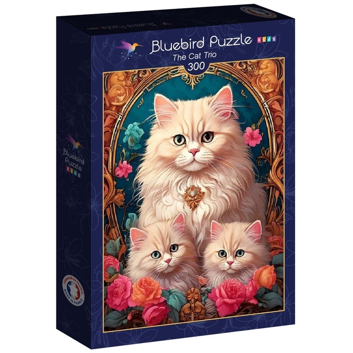 Puzzle 300 darabos Bluebird - A macskatrió (Bluebird-Puzzle-F-91006)