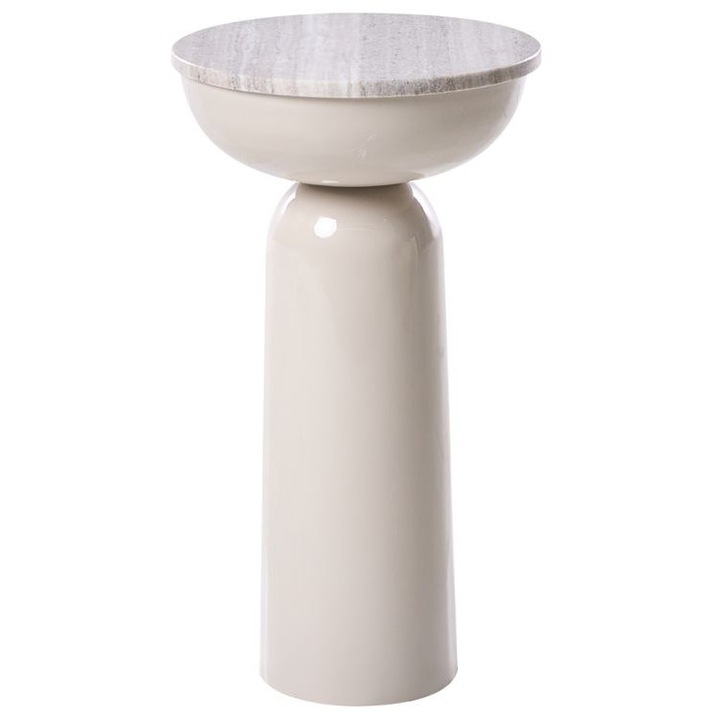 Masa laterala Falcon Metal Bej