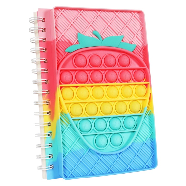 A5 Pop It füzet, 50 oldal, többszínű