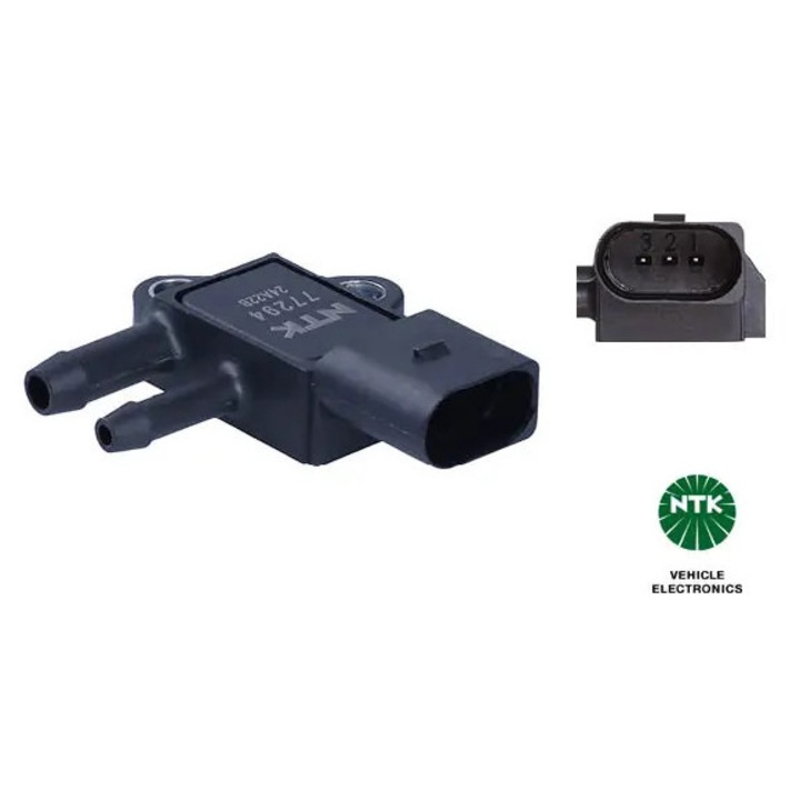 Érzékelő, Kipufogógáz Nyomás 77294 Audi A4 B7/A6 C6/A8 D3/Q7 Vw Passat B5.5/Touareg