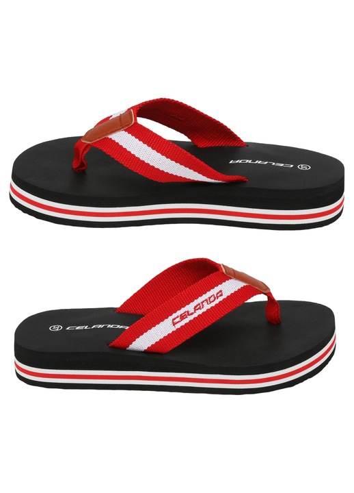 CELANDA unisex sportpapucs, fekete, könnyű, csúszásmentes, EVA hab, 38 EU