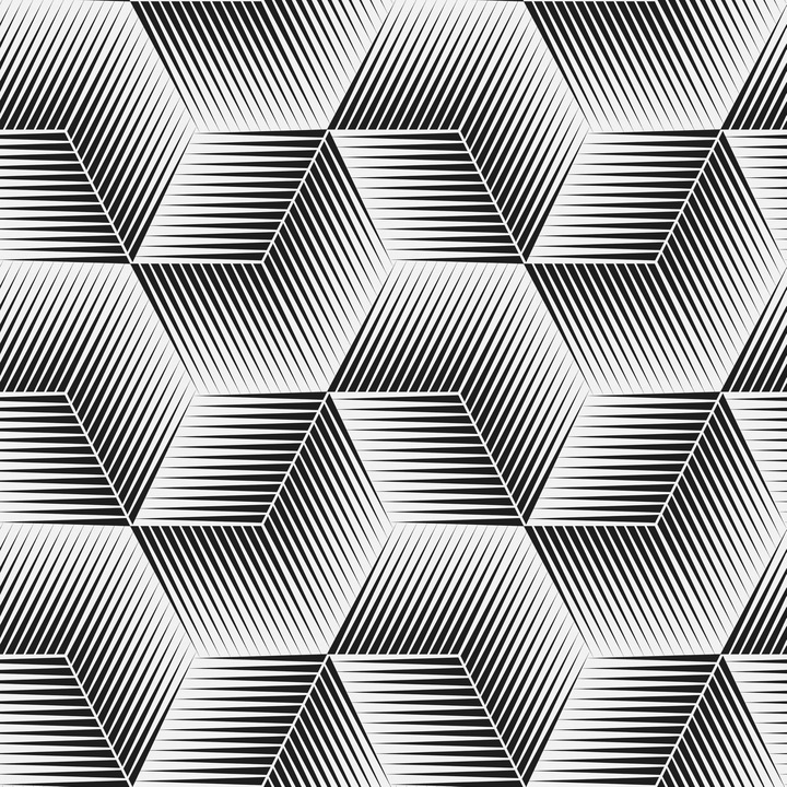 3D öntapadós tapéta, négyzet alakú geometria, 44,5x300 cm, vinil, folt- és nedvességálló