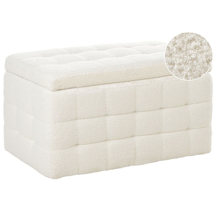 Ottomán Michigan Fehér Buklé