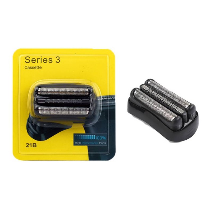 Cserefej elektromos borotvához, kompatibilis a Braun Series 3 21B-vel