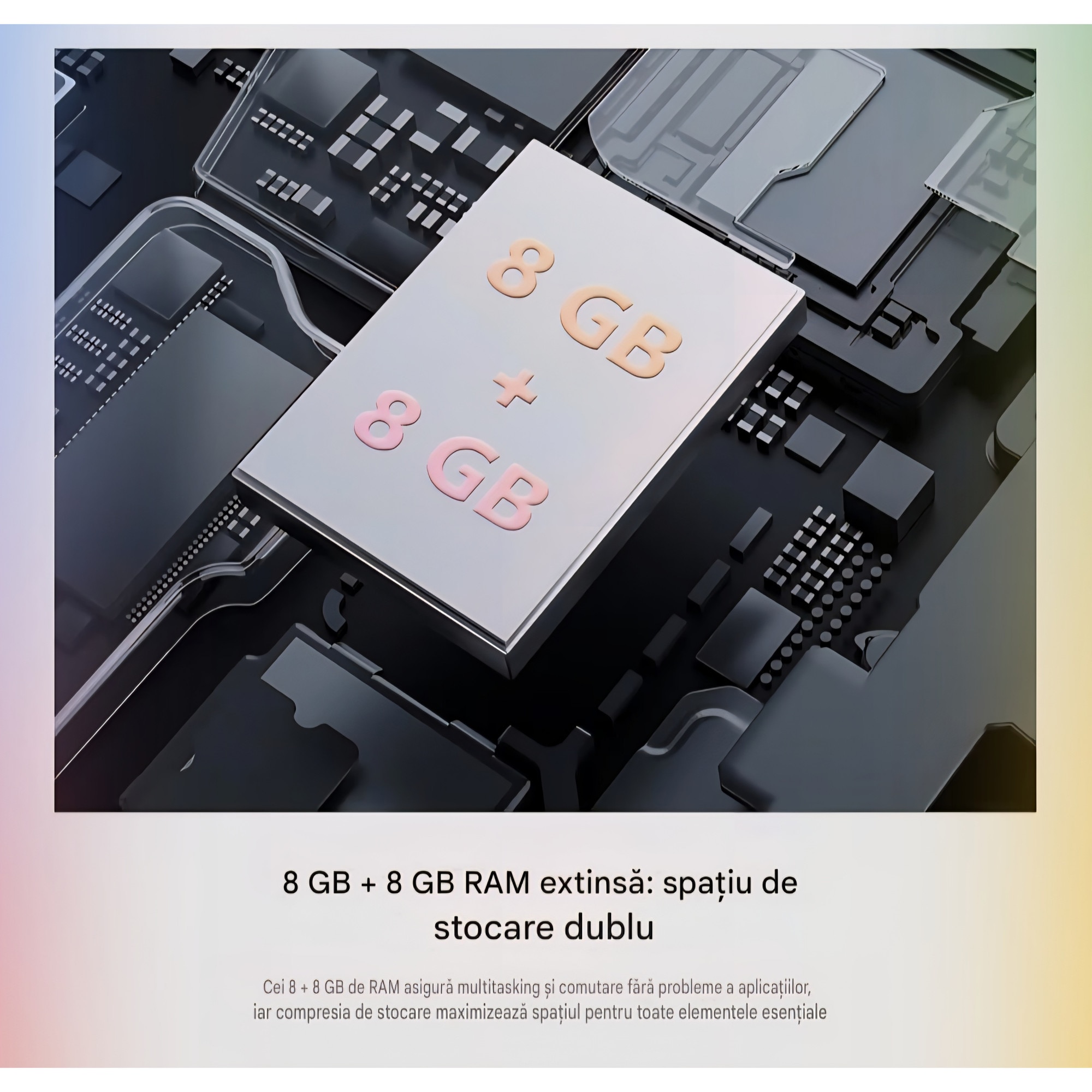 Telefon mobil vivo Y19s, Dual SIM, 6GB RAM + 128GB stocare, RAM extins 6GB, ecran LCD 6.68" 90Hz, camera 50 MP, baterie 5150 mAh, NFC, IP64, albastru