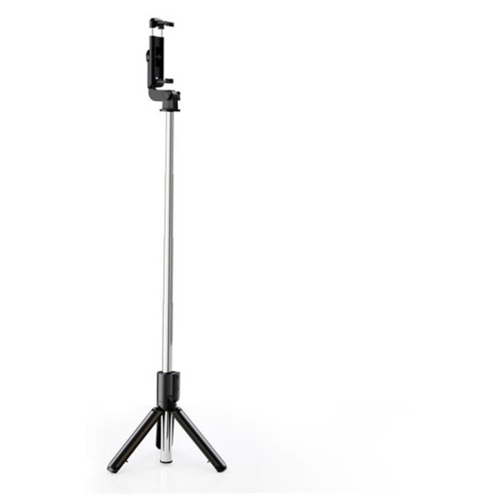 Xo ss09 szelfibot, univerzális, 360°, állítható, bluetooth távkioldó, 64cm, 4.2-6.7" méret, fekete