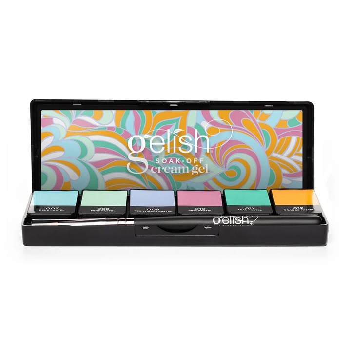 Gelish Cream Gel Palette színes géllakk paletta Pretty Pastels