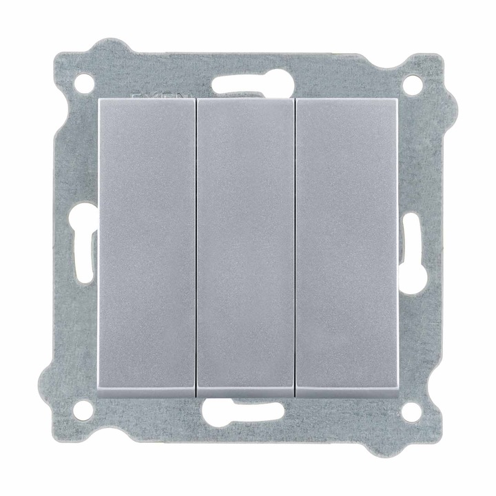 Hármas csatlakozó Ezüst 213/10E EXEN